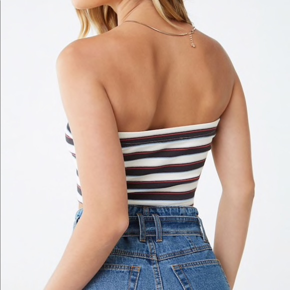 Striped Tube Top - Picture 6 of 6